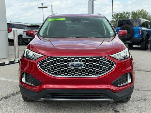 Rapid Red Metallic Tinted Clearcoat 2024 Ford Edge SEL