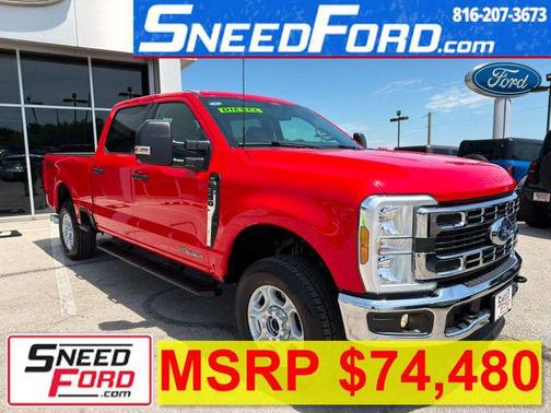 Red 2026 Ford F-250 XLT