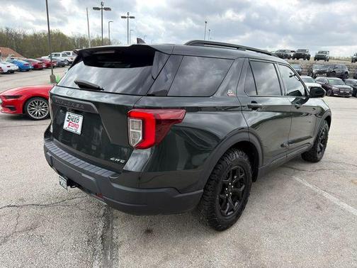 Forged Green Metallic 2022 Ford Explorer Timberline