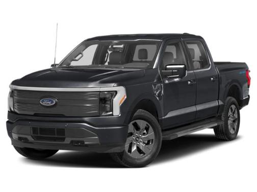 Agate Black Metallic 2024 Ford F-150 Lightning LARIAT