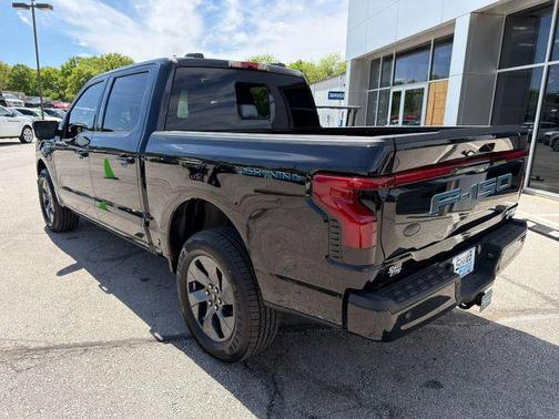 Agate Black Metallic 2024 Ford F-150 Lightning LARIAT