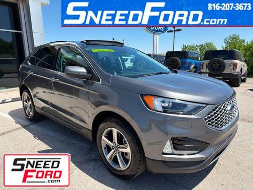 Carbonized Gray Metallic 2023 Ford Edge SEL