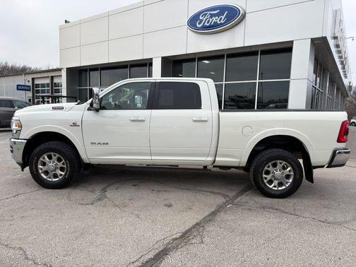 Pearl White 2019 RAM 2500 Laramie Crew Cab 4x4 6'4' Box