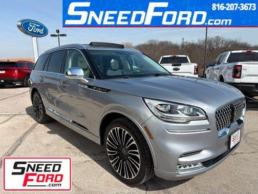 Silver Radiance Metallic 2020 Lincoln Aviator Black Label AWD