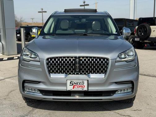 Silver Radiance Metallic 2020 Lincoln Aviator Black Label AWD