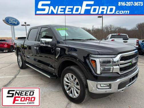 Agate Black Metallic 2024 Ford F-150 Lariat