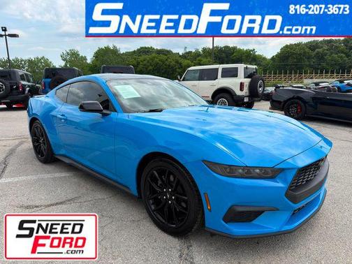 Grabber Blue Metallic 2025 Ford Mustang EcoBoost Premium