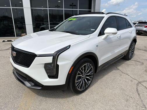 Crystal White Tricoat 2025 Cadillac XT4 Sport