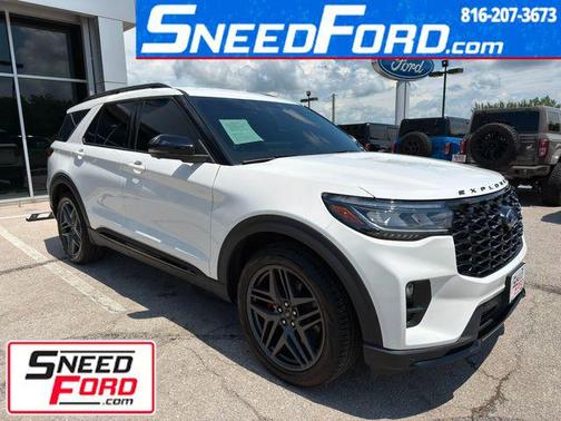 White 2025 Ford Explorer ST