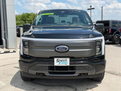 Agate Black Metallic 2023 Ford F-150 Lightning XLT
