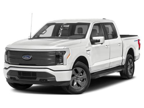 Oxford White 2023 Ford F-150 Lightning LARIAT