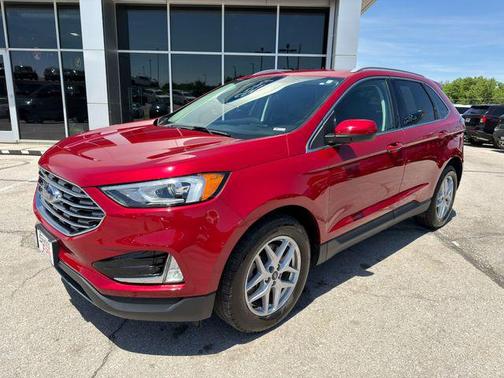 Rapid Red Metallic Tinted Clearcoat 2021 Ford Edge SEL