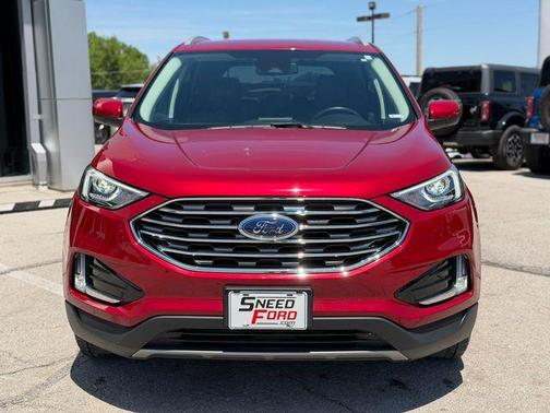 Rapid Red Metallic Tinted Clearcoat 2021 Ford Edge SEL