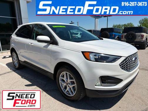 Star White Metallic Tri-Coat 2023 Ford Edge SEL