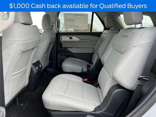 SPACE WHITE METALLIC 2026 Ford Explorer Active w/200A Pkg