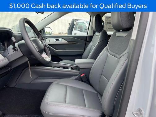 SPACE WHITE METALLIC 2026 Ford Explorer Active