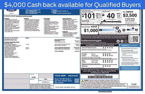 2026 Ford Escape PHEV SE