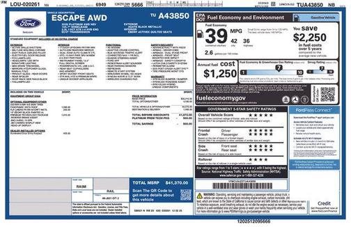 2026 Ford Escape Platinum