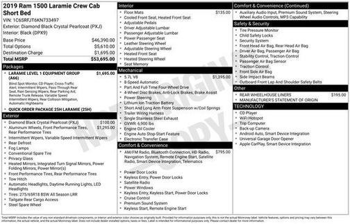 2019 RAM 1500 Laramie