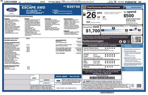 2023 Ford Escape ST-Line Select