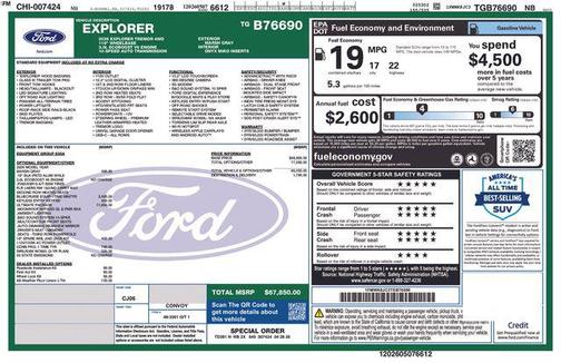 MARSH GRAY 2026 Ford Explorer Tremor