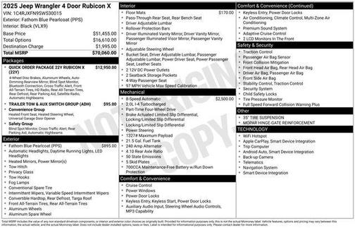 2025 Jeep Wrangler Rubicon