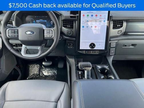 AGATE BLACK METALLIC 2025 Ford F-150 Lightning Flash