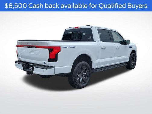 OXFORD WHITE 2025 Ford F-150 Lightning LARIAT