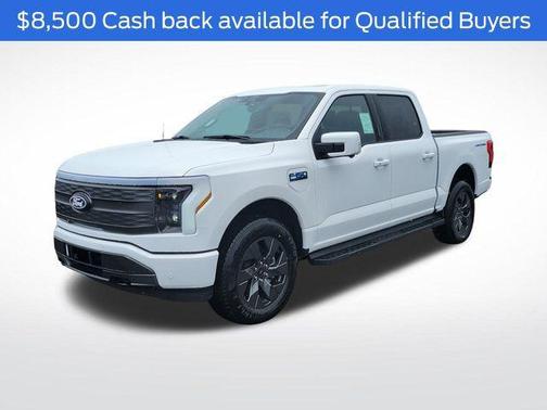 OXFORD WHITE 2025 Ford F-150 Lightning LARIAT