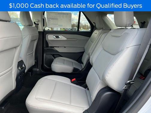 SPACE WHITE METALLIC 2026 Ford Explorer Active