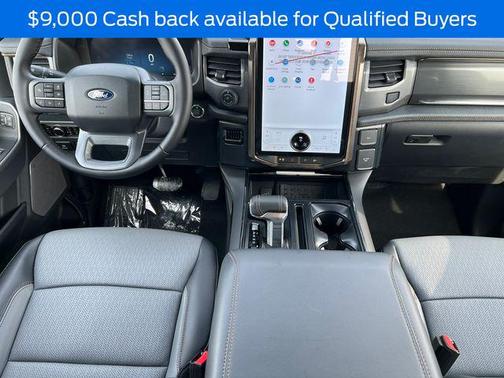 OXFORD WHITE 2025 Ford F-150 Lightning LARIAT