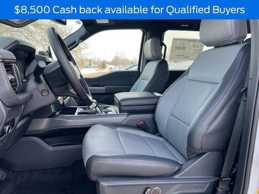 OXFORD WHITE 2025 Ford F-150 Lightning LARIAT