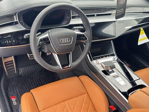 glacier white metallic 2026 Audi S8 TFSI quattro tiptronic