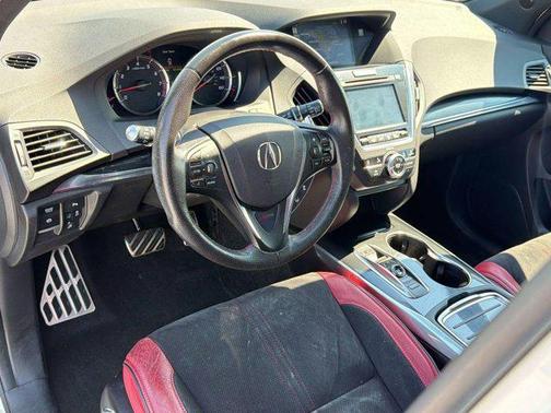 White Diamond Pearl 2019 Acura MDX 3.5L Technology & A-Spec Pkgs