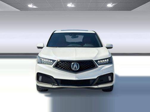 White Diamond Pearl 2019 Acura MDX 3.5L Technology & A-Spec Pkgs