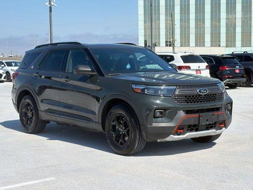 Forged Green Metallic 2022 Ford Explorer Timberline