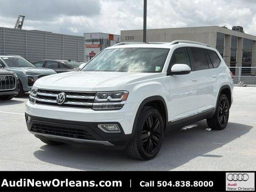 Pure White 2019 Volkswagen Atlas 3.6L SEL