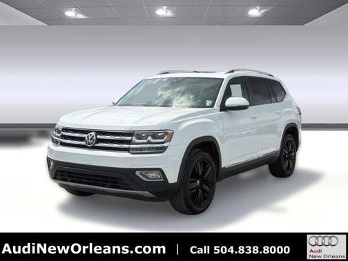 Pure White 2019 Volkswagen Atlas 3.6L SEL