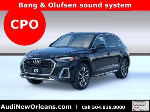 Mythos Black Metallic 2023 Audi Q5 45 S line Premium Plus