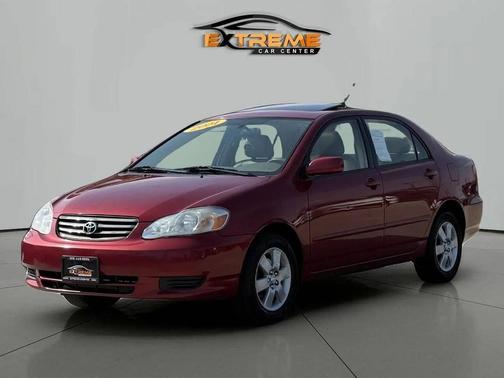 Impulse Red 2004 Toyota Corolla LE