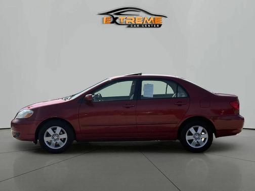 Impulse Red 2004 Toyota Corolla LE