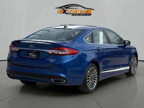 Lightning Blue 2018 Ford Fusion Titanium