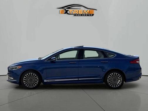 Lightning Blue 2018 Ford Fusion Titanium