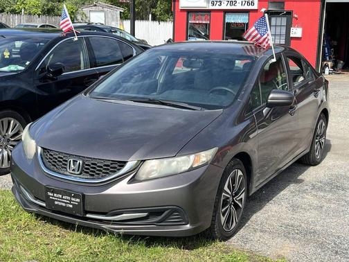 Gray 2014 Honda Civic LX