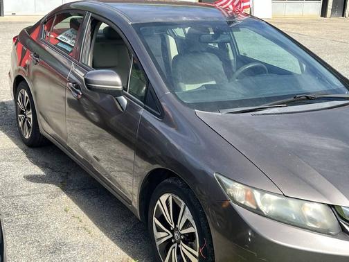Gray 2014 Honda Civic LX