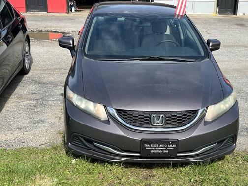 Gray 2014 Honda Civic LX