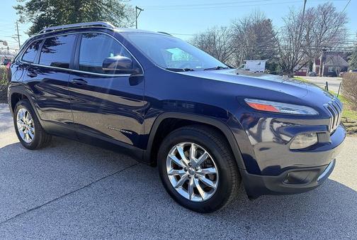 True Blue Pearlcoat 2014 Jeep Cherokee Limited