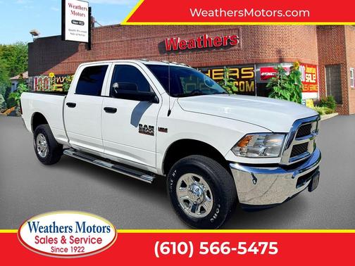 Bright White Clearcoat 2018 RAM 2500 Tradesman Crew Cab 4x4 6'4' Box