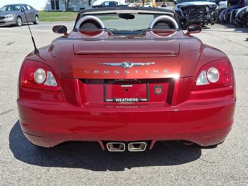 Blaze Red Crystal Pearlcoat/Black Cloth Top 2005 Chrysler Crossfire Base