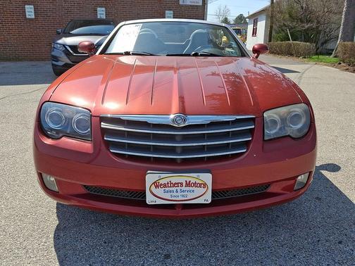 Blaze Red Crystal Pearlcoat/Black Cloth Top 2005 Chrysler Crossfire Base